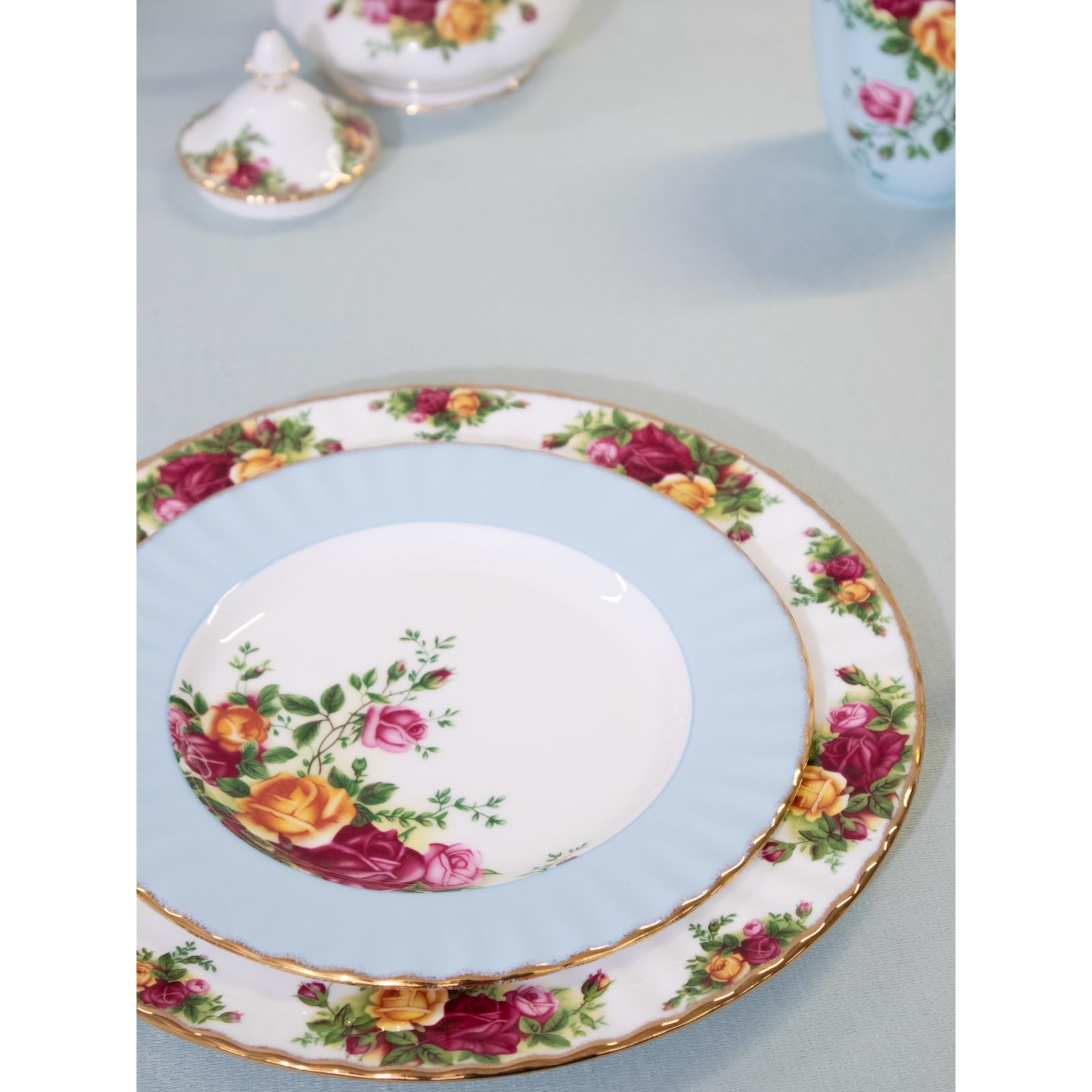 Amazon.com | Royal Albert Old Country Roses 3-Piece Set (Teacup